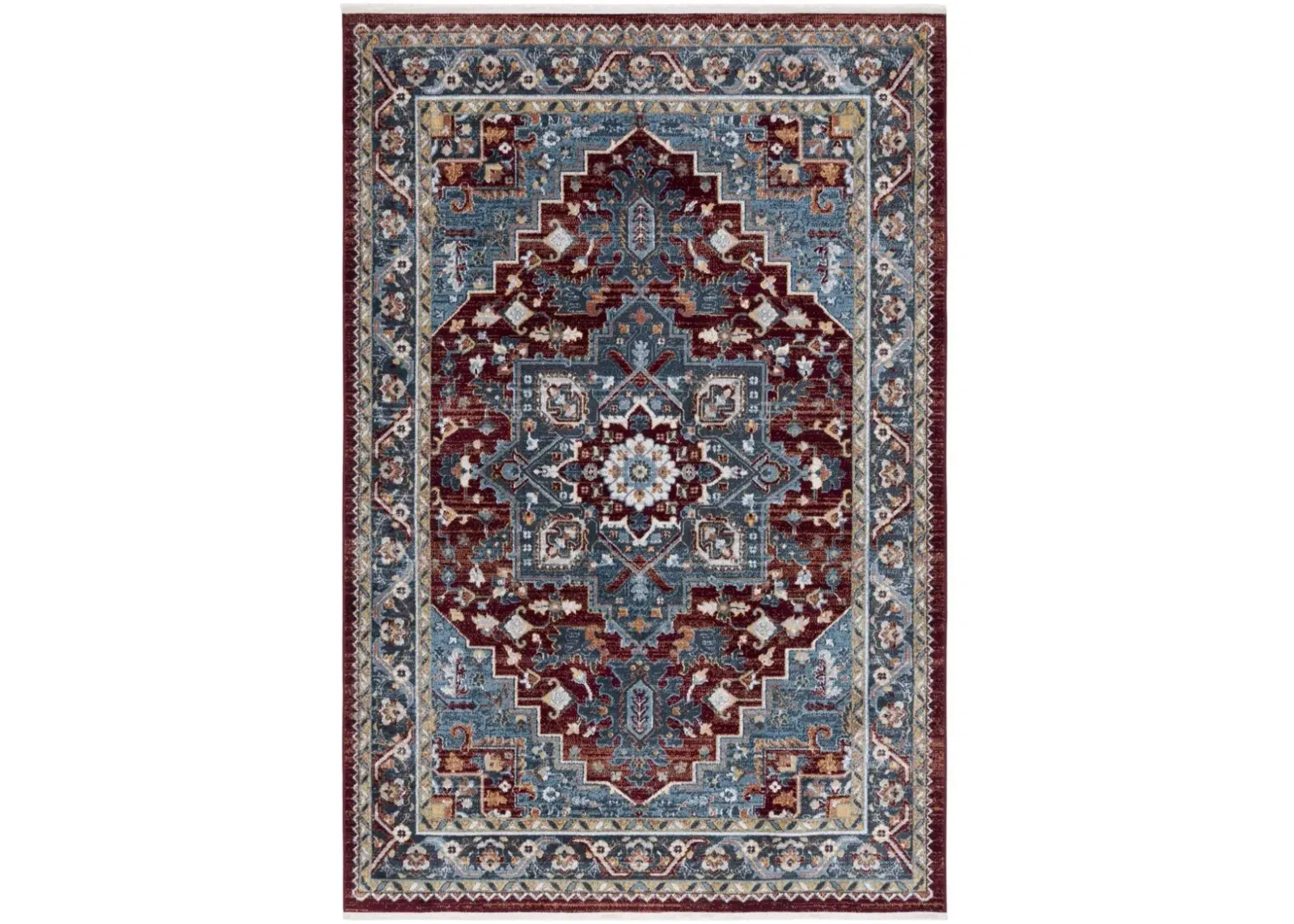 BAYSIDE 108 Blue 8' X 10' Large Rectangle Rug