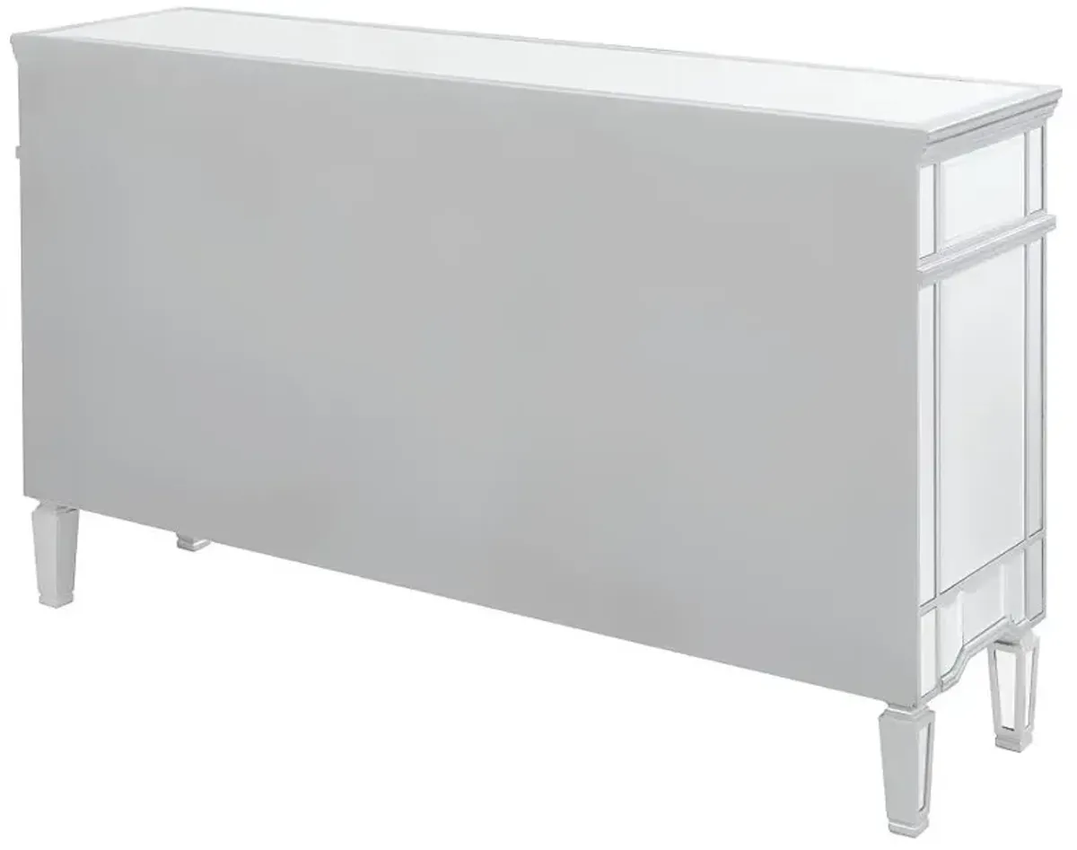 Duchess 5-drawer Accent Cabinet Silver