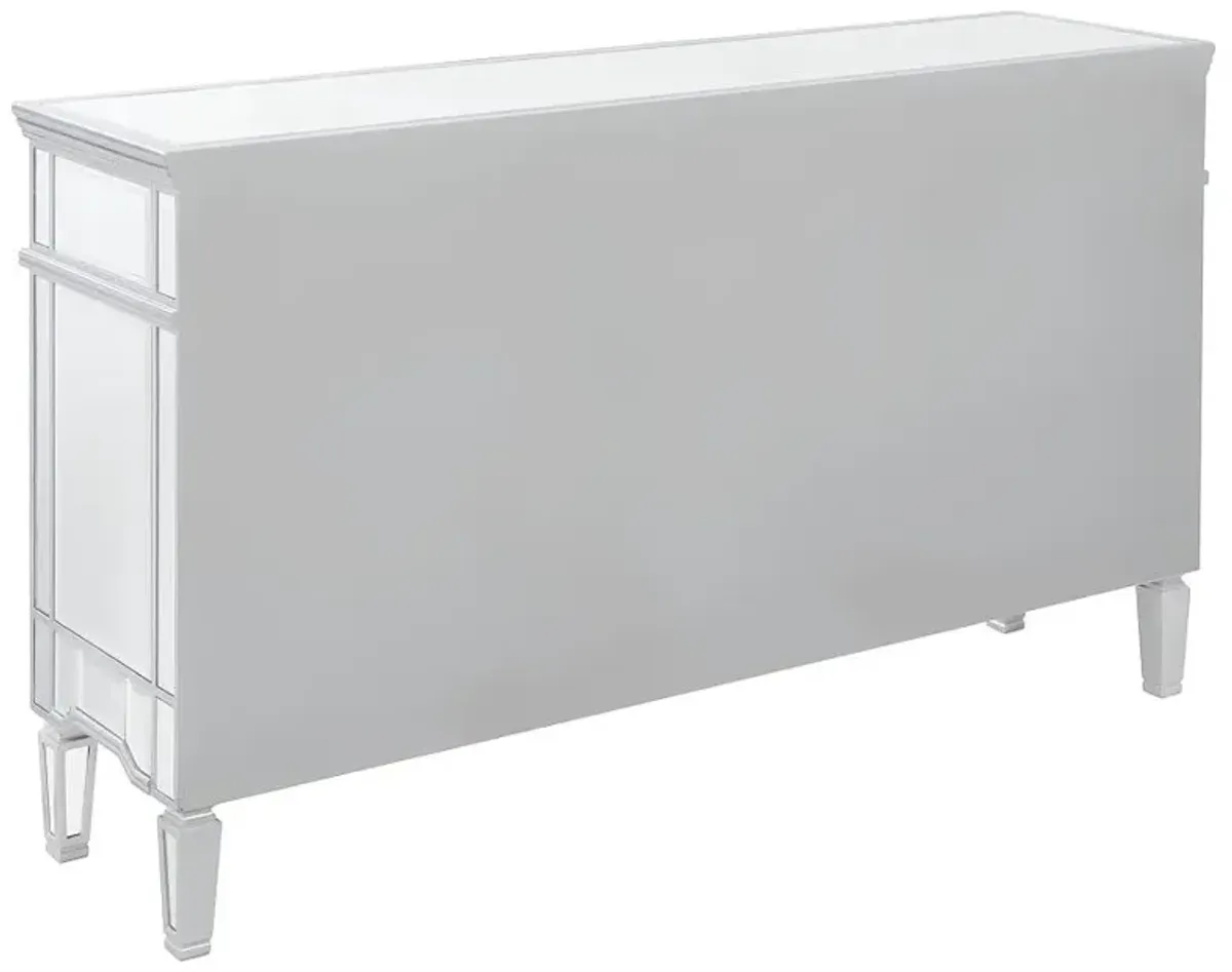 Duchess 5-drawer Accent Cabinet Silver