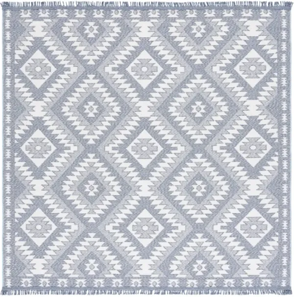 PRAIRIE 310 BLUE  6'-7' x 6'-7' Square Square Rug