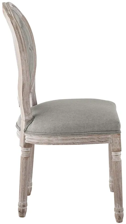 Arise Vintage French Upholstered Fabric Dining Side Chair Set of 2