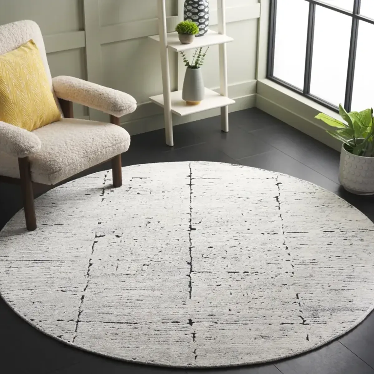 KENYA 125 IVORY  6' x 6' Round Round Rug