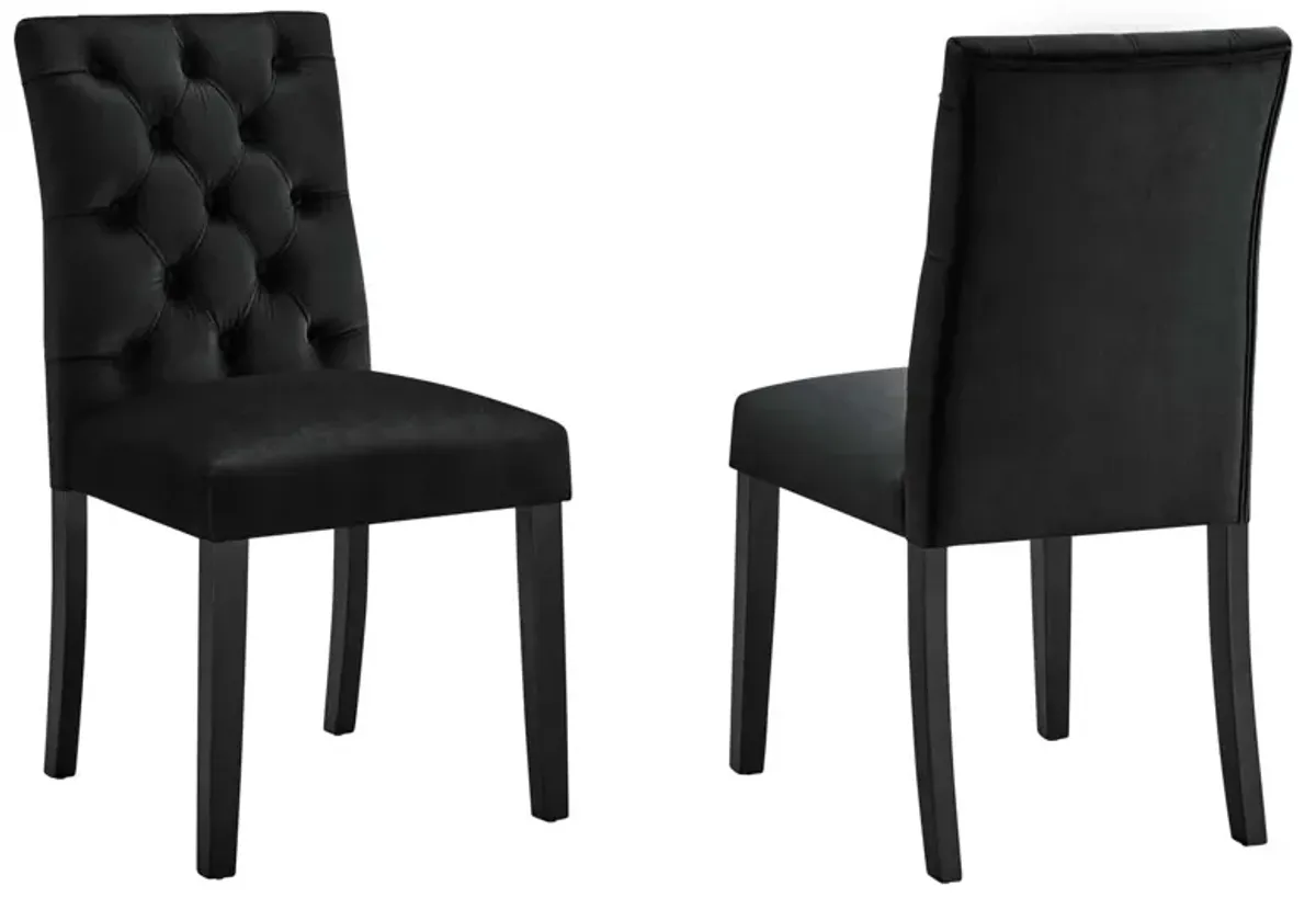 Duchess Performance Velvet Dining Chairs - Set of 2