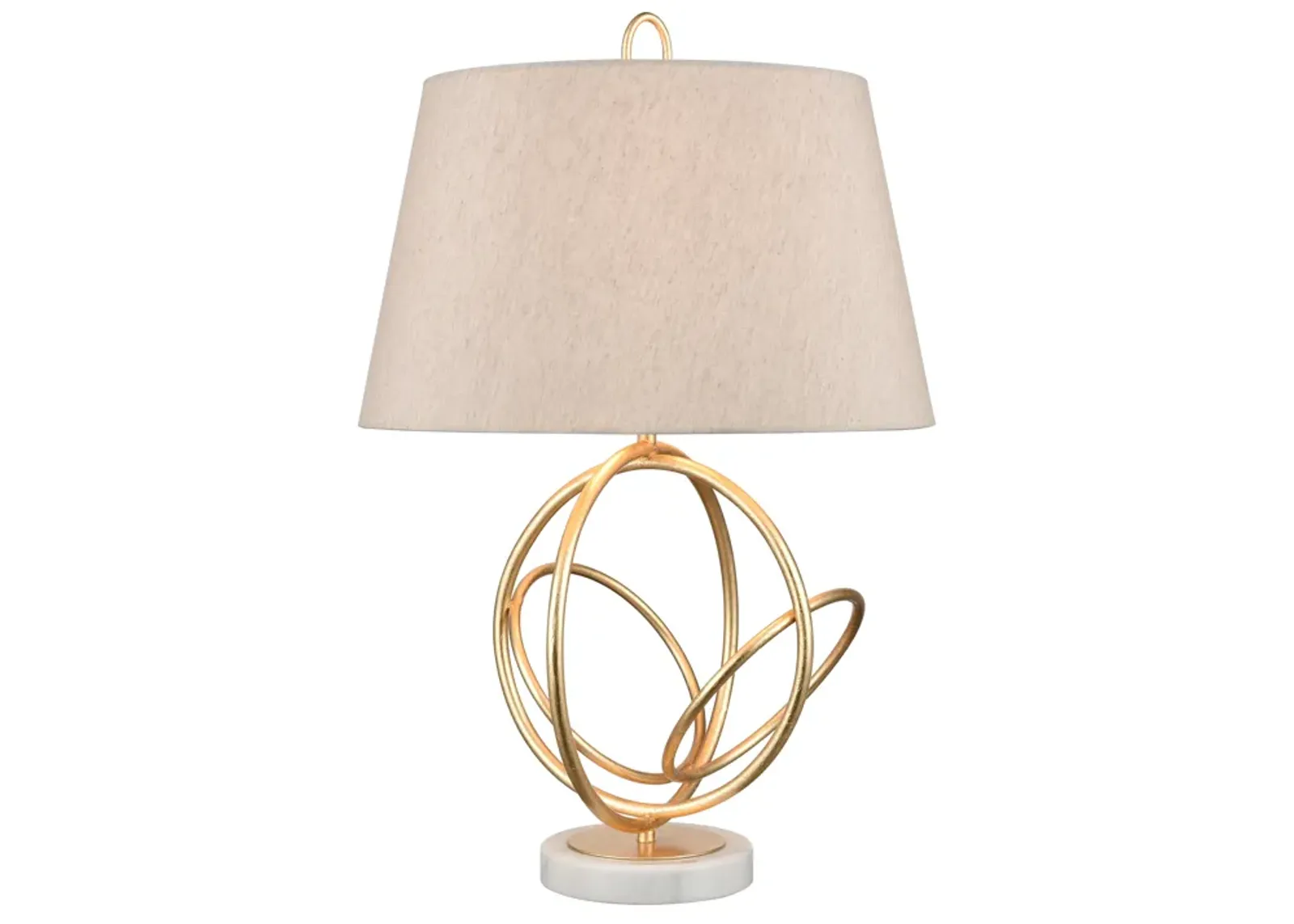 Morely 26'' High 1-Light Table Lamp - Gold Leaf - Includes LED Bulb