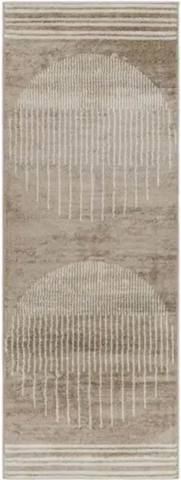 Floransa FSA-2372 7'10" x 7'10" Machine Woven Rug