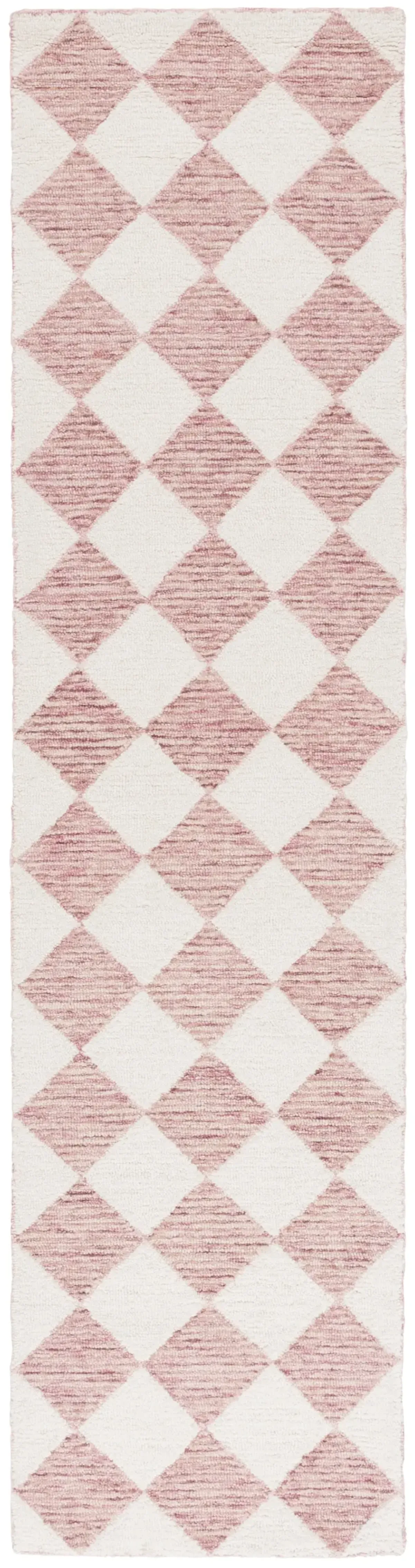 EBONY 120 BLUSH PINK  2'-3' x 9' Runner Rug