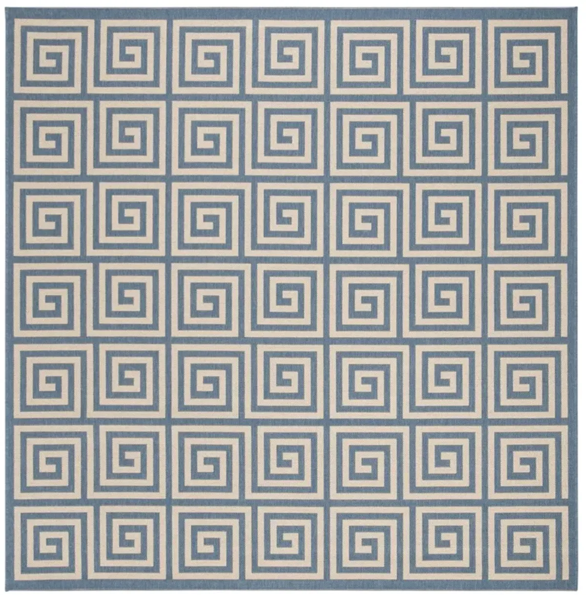 BEACH HOUSE 129 Blue 6'-7' X 6'-7' Square Square Rug