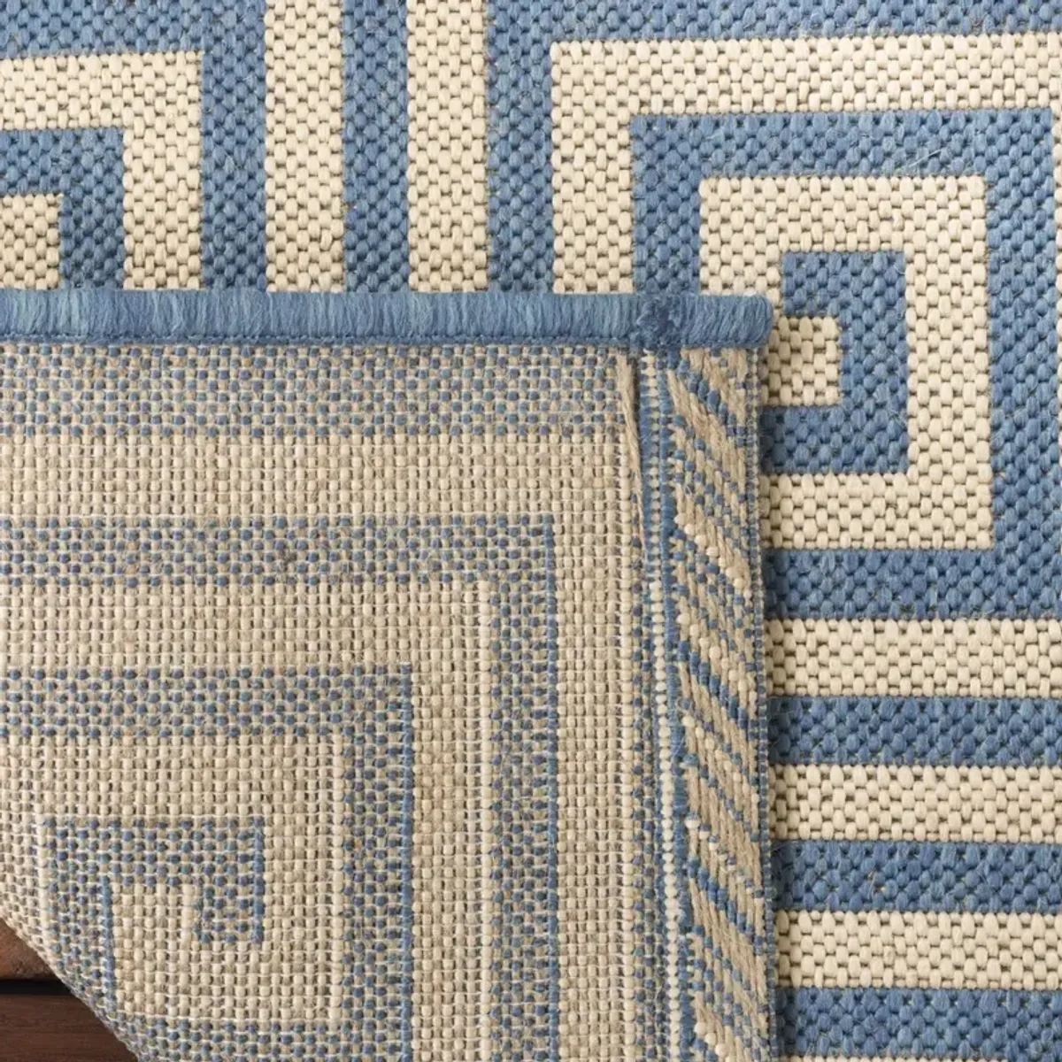 BEACH HOUSE 129 Blue 6'-7' X 6'-7' Square Square Rug