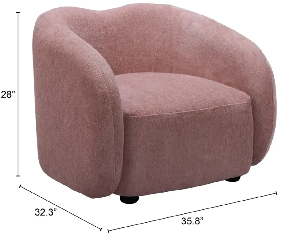 Tallin Accent Chair Mauve Pink