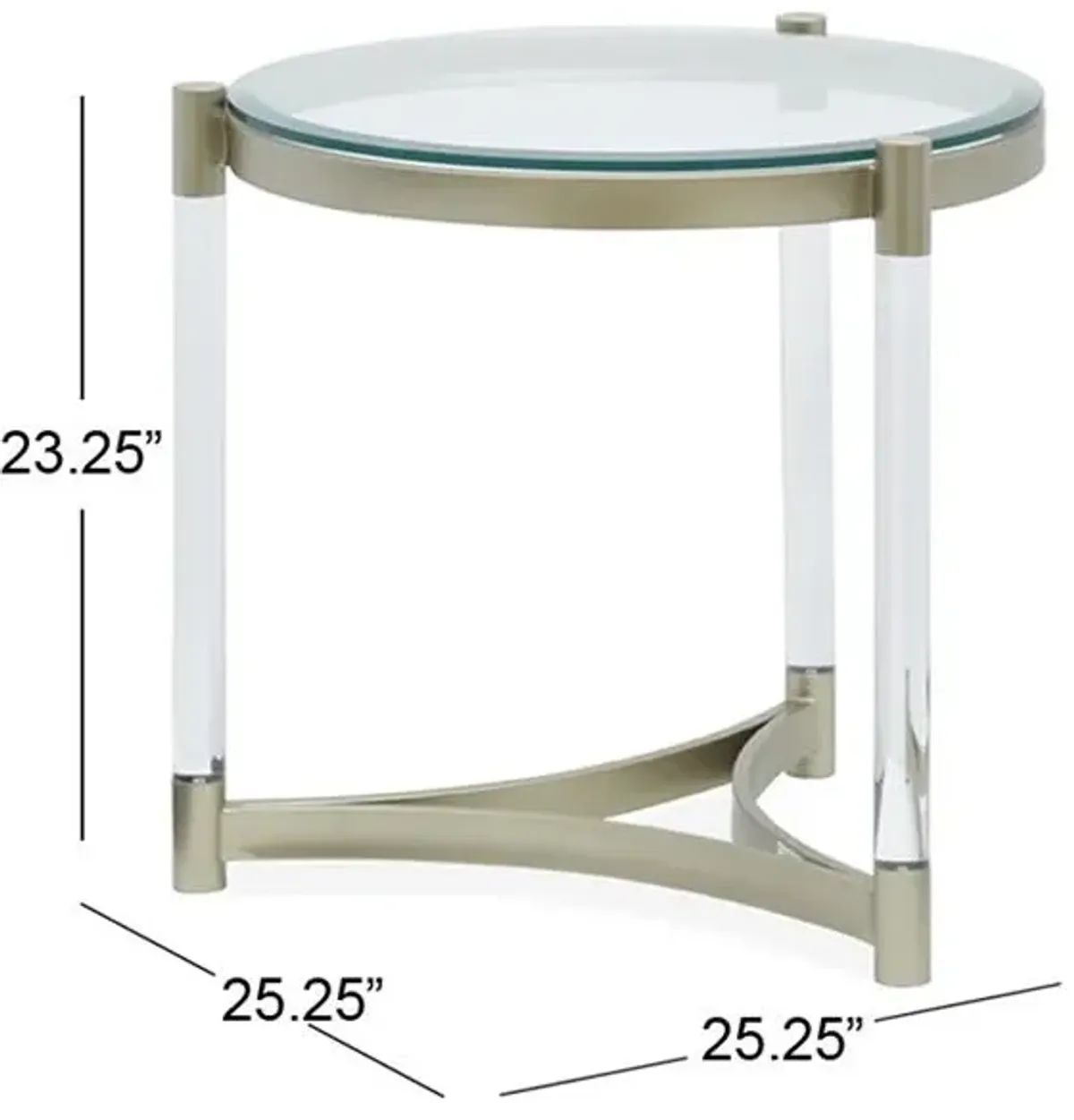 Round End Table