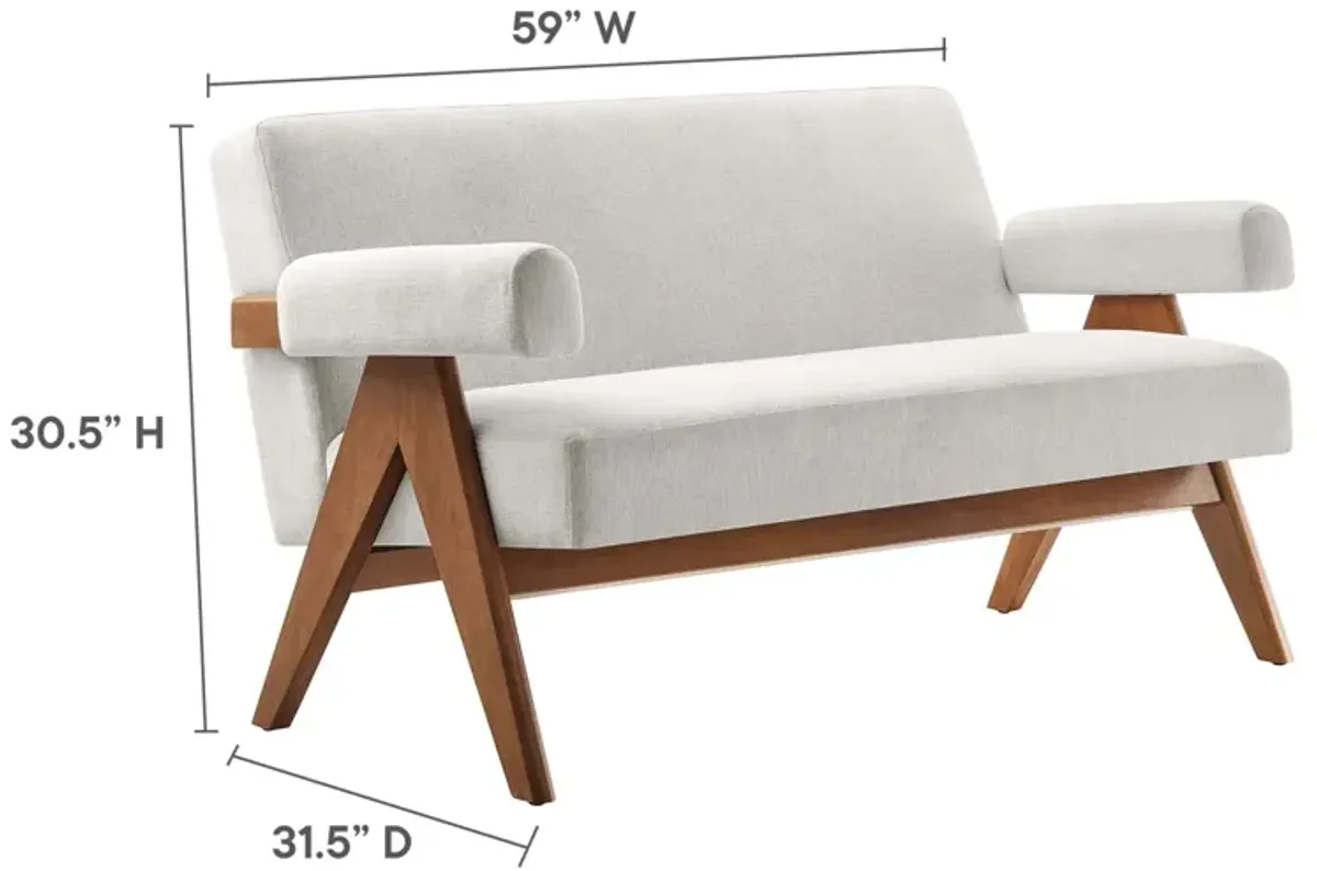 Lyra Fabric Loveseat