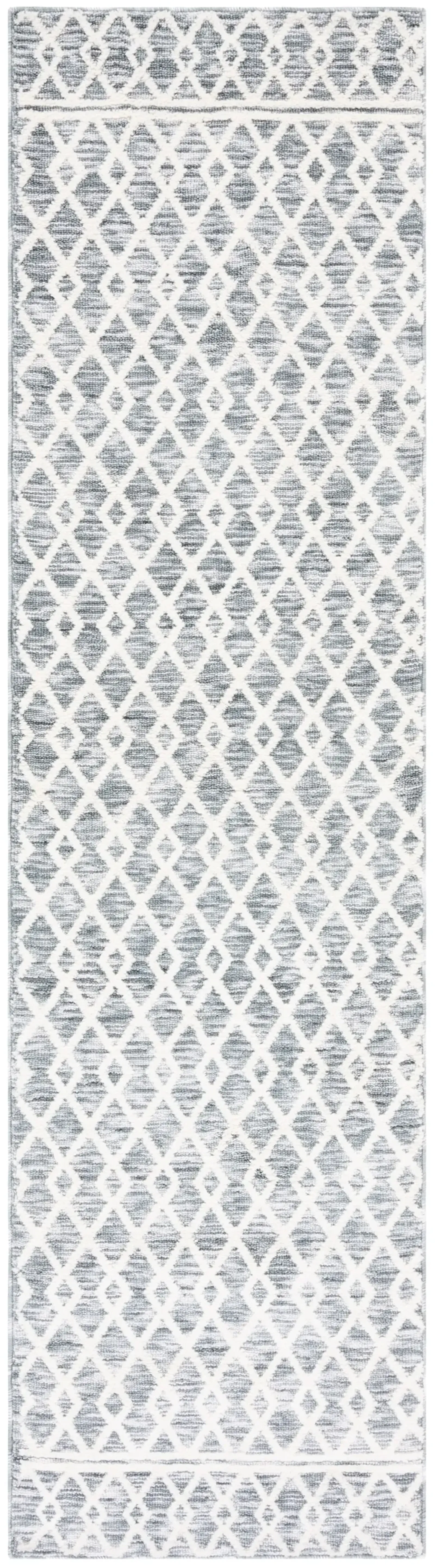 EASY CARE 111 GREY  2'-3' x 12' Runner Rug