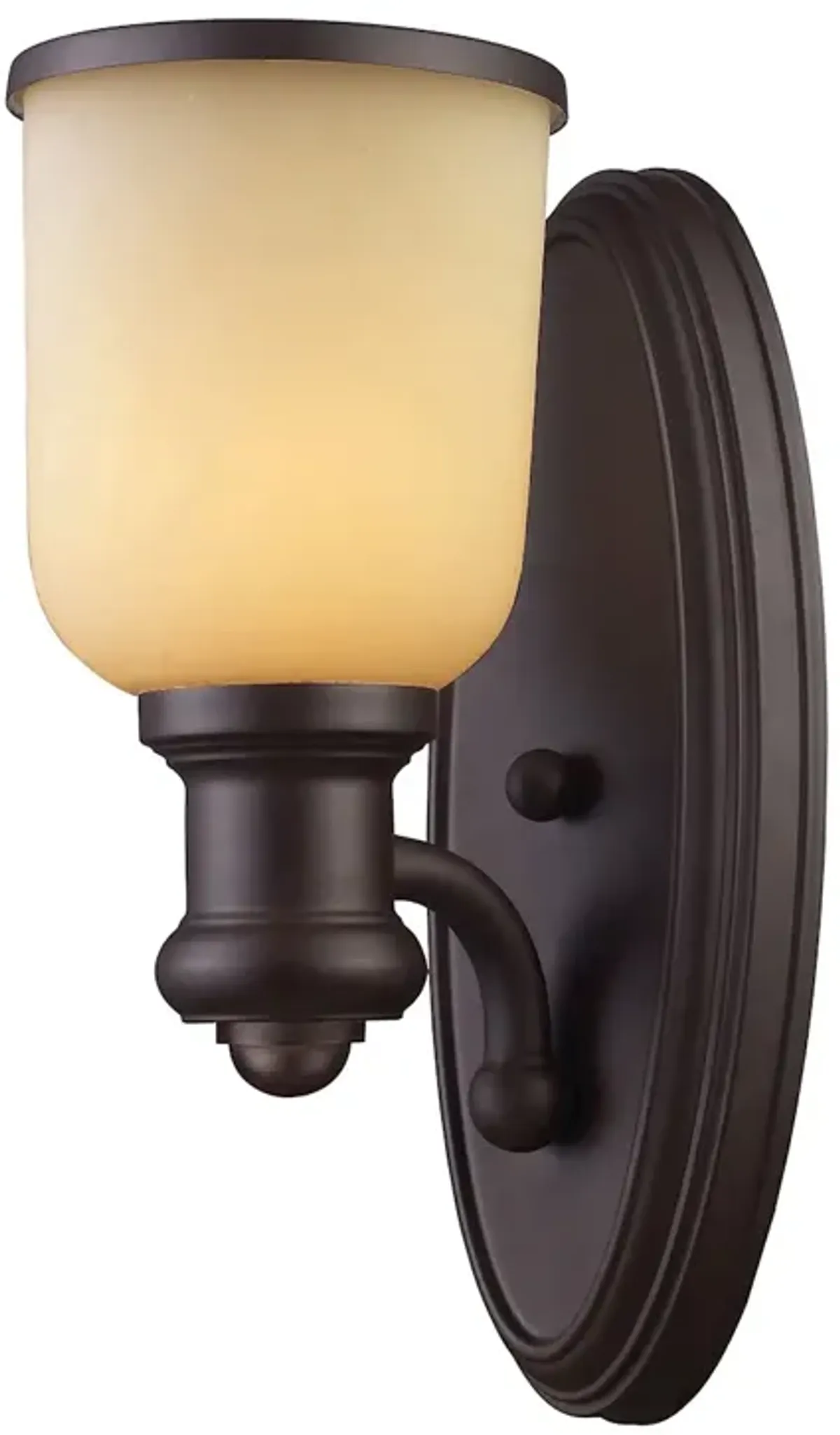 Brooksdale 13" High 1-Light Sconce - Oiled Bronze