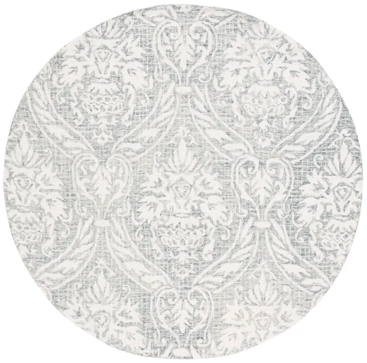 ABSTRACT Hand Tufted 6' x 6' Round area rug