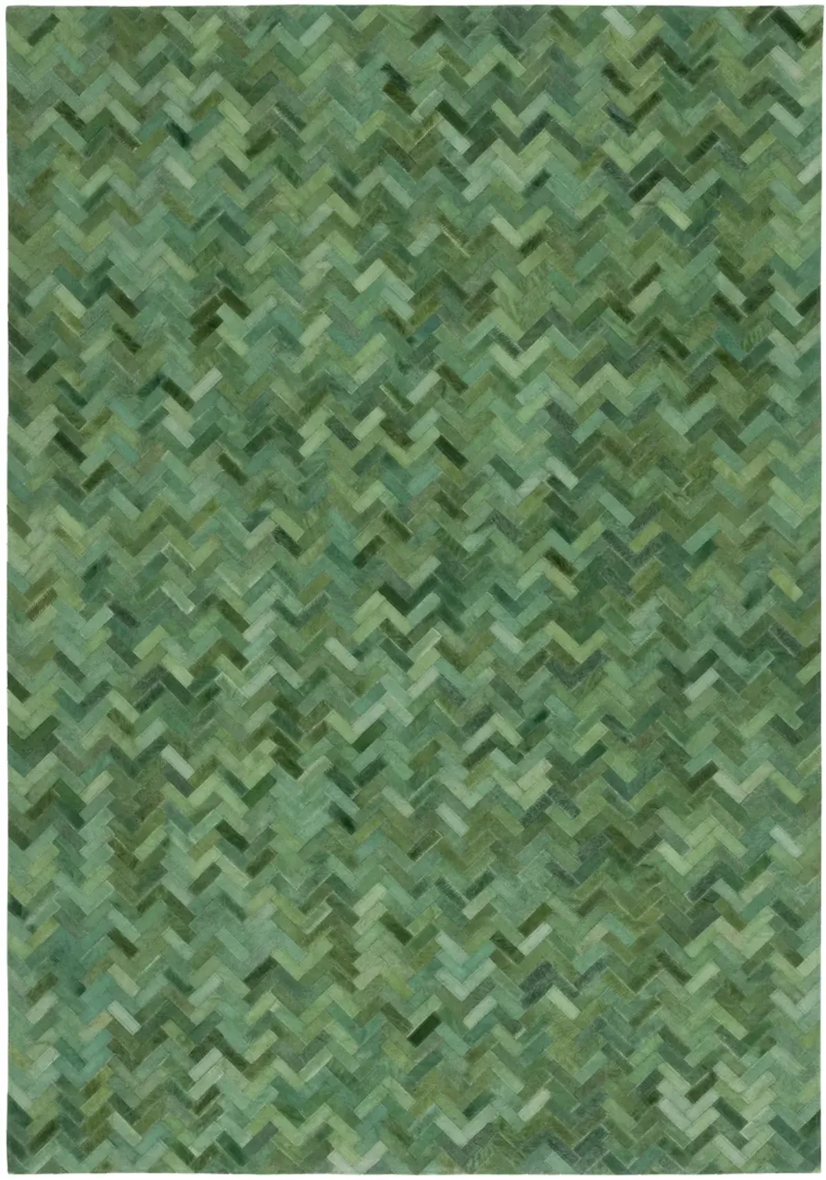 STUDIO LEATHER Hand Woven 3' x 5' area rug