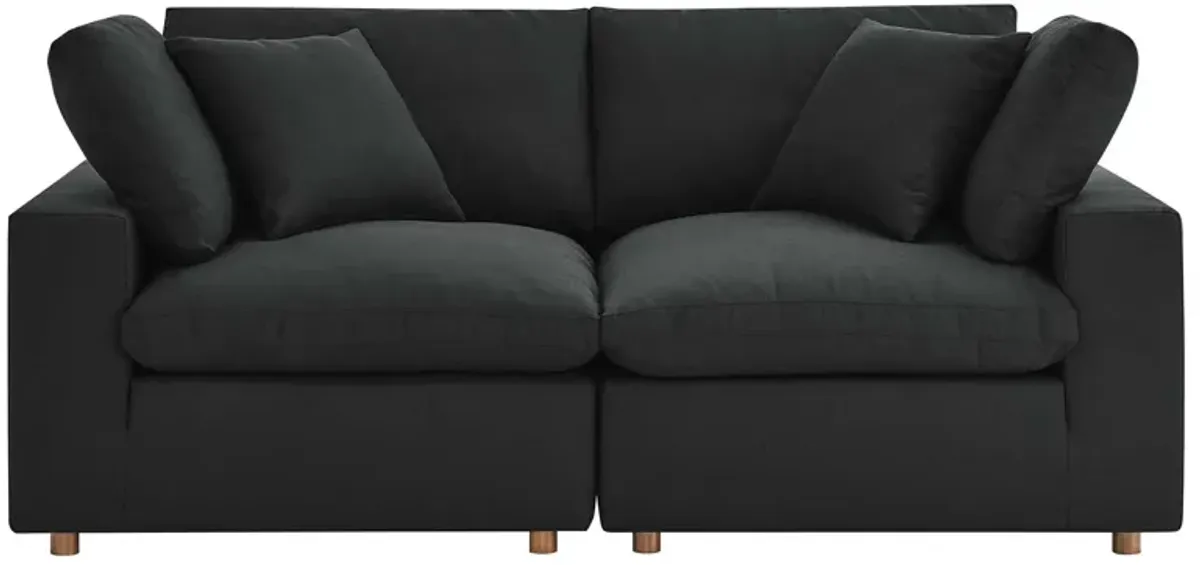 Commix Down Filled Overstuffed 2 Piece Sofa