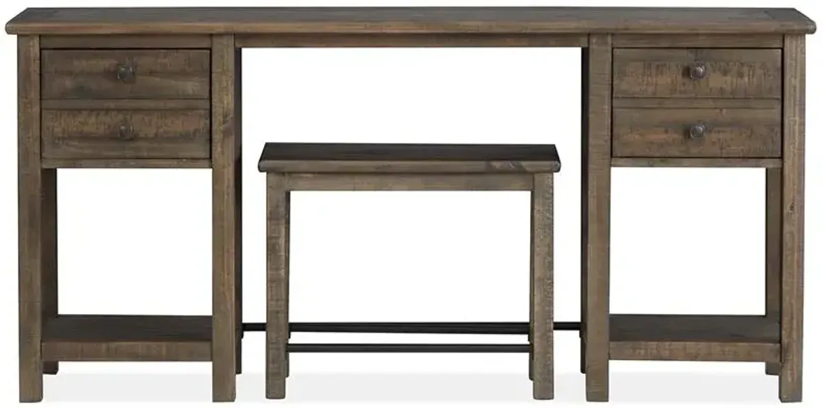 Rectangular Sofa Table w/1 Stool