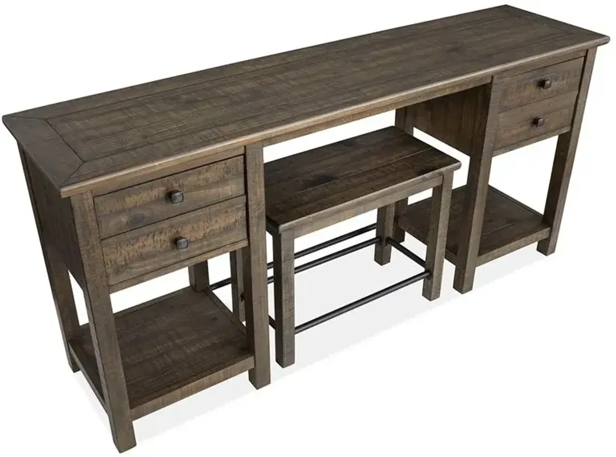 Rectangular Sofa Table w/1 Stool