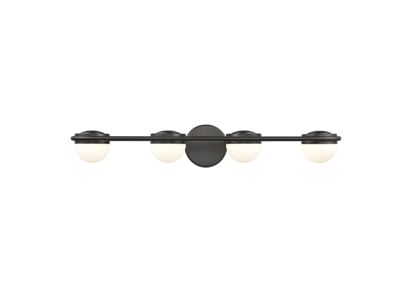 Nelly 31" Wide 4-Light Vanity Light - Matte Black