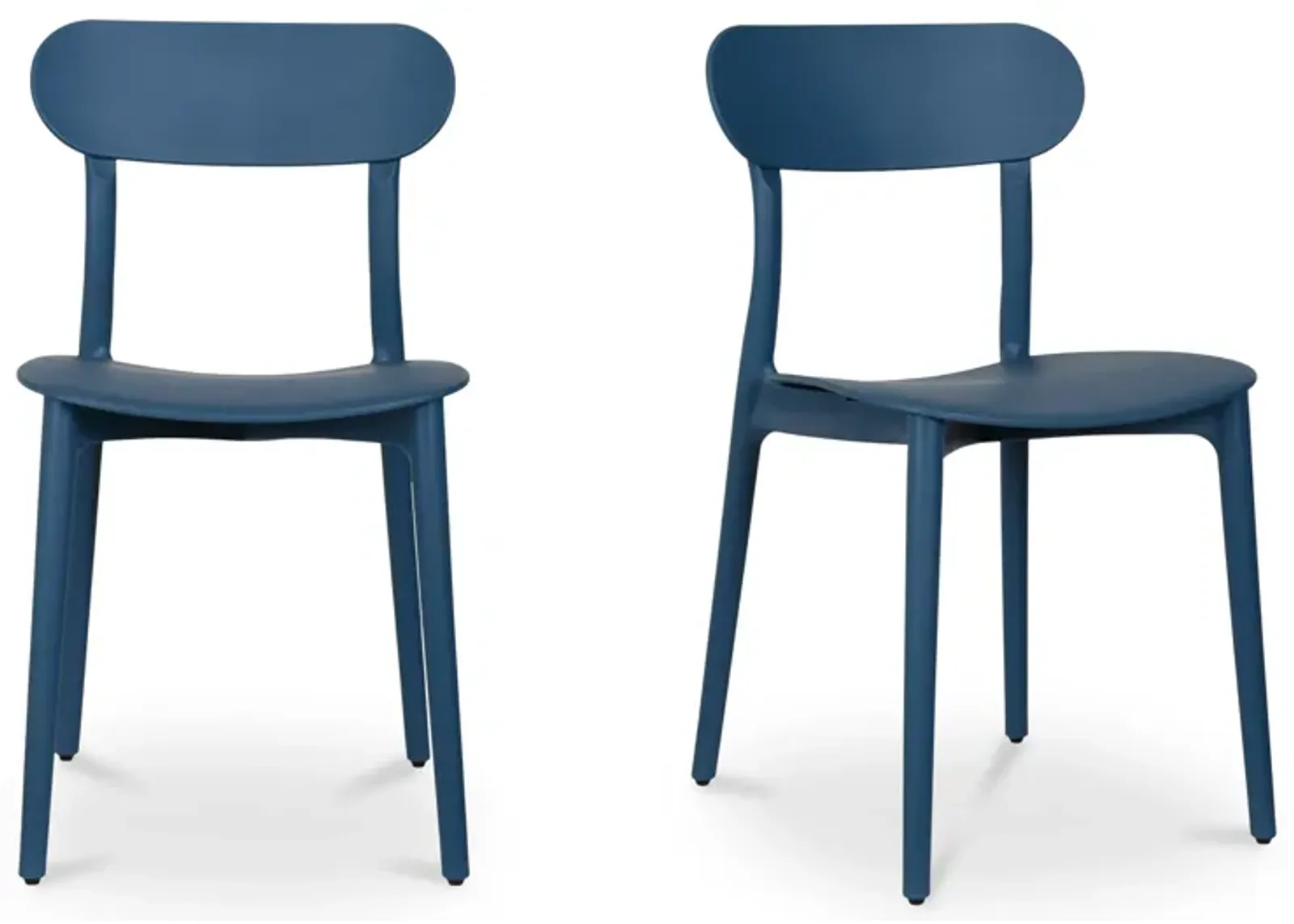 Kent Outdoor Dining Chair Navy - Set Of Two