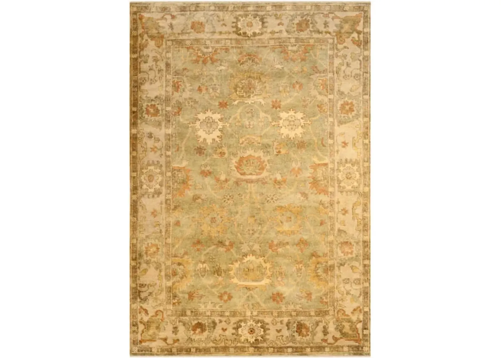 OSH115 Green 6' X 9' Medium Rectangle Rug