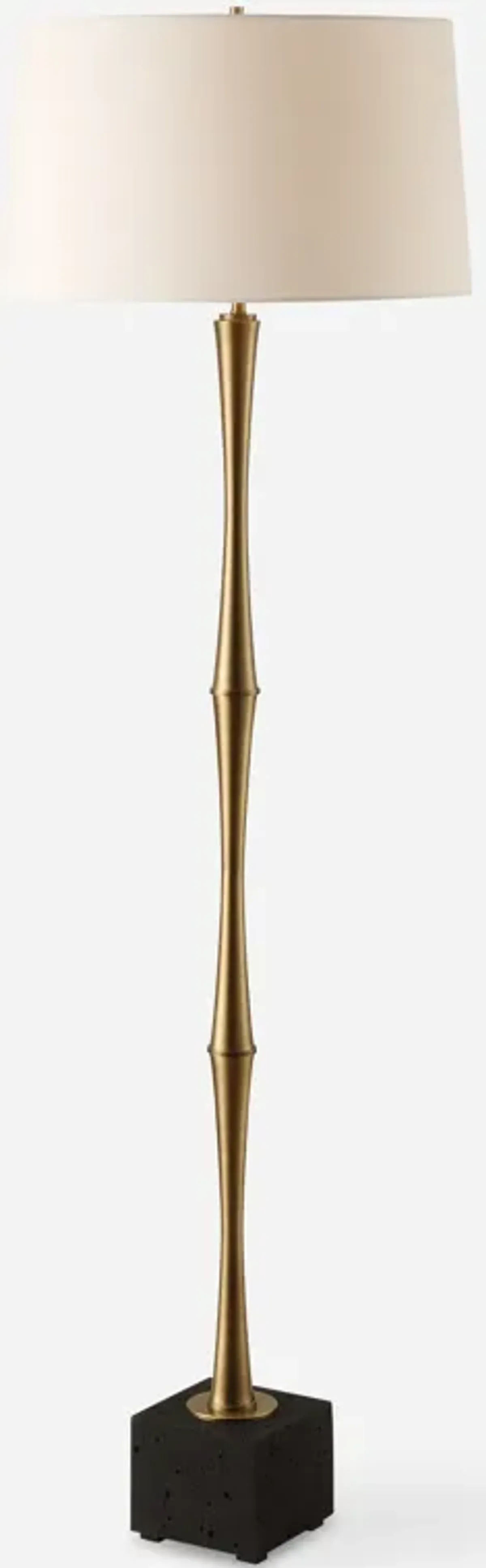 Shino Antique Brass Floor Lamp