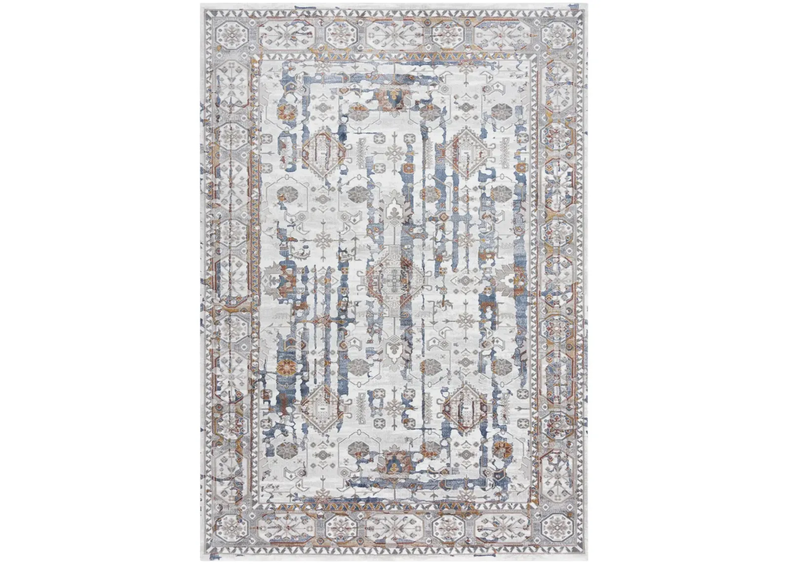 Westchester Ivory/Multi  Polypropylene/Polyester 8'8"x11'9" Rectangle Rug