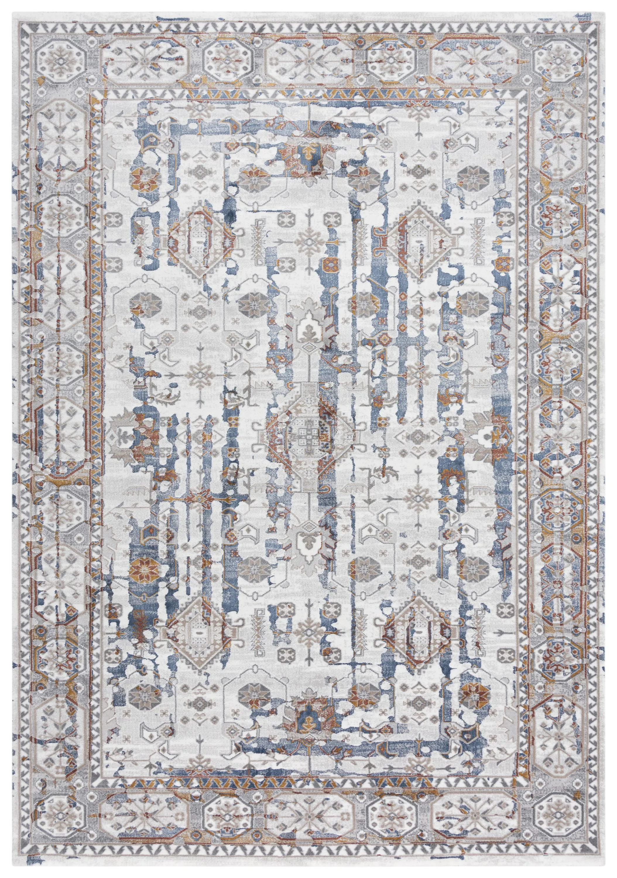 Westchester Ivory/Multi  Polypropylene/Polyester 8'8"x11'9" Rectangle Rug