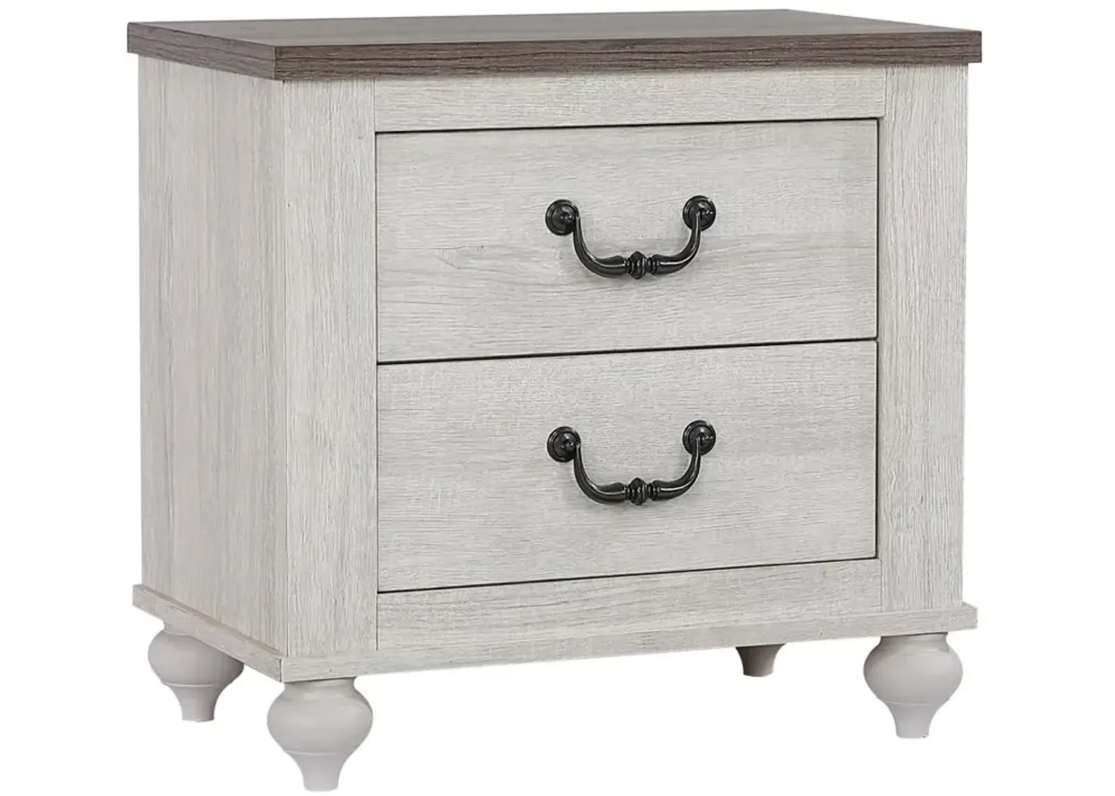 Stillwood 2-drawer Nightstand Vintage Linen