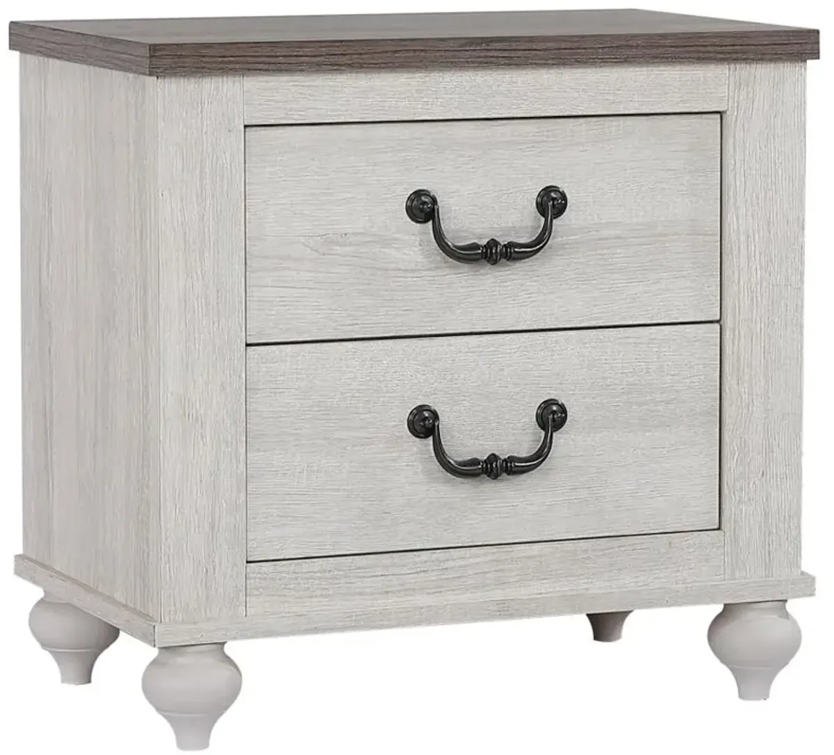 Stillwood 2-drawer Nightstand Vintage Linen