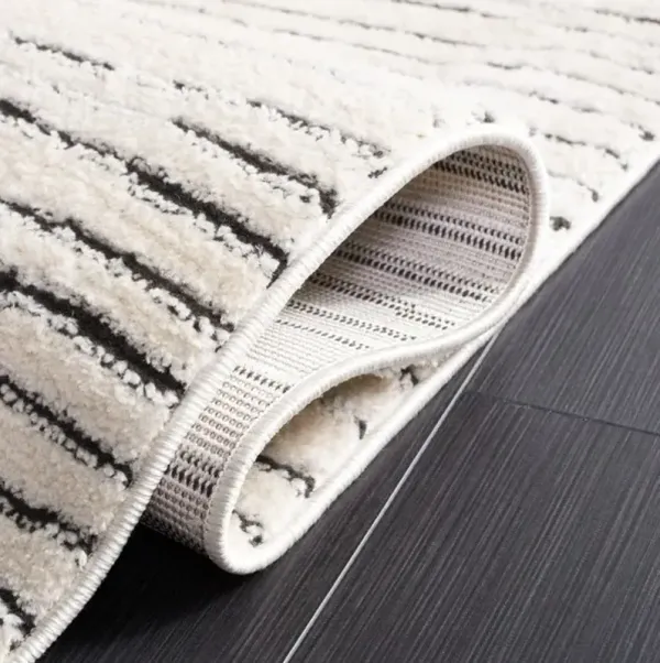 MELODY 118 Black 6'-7' X 6'-7' Square Square Rug