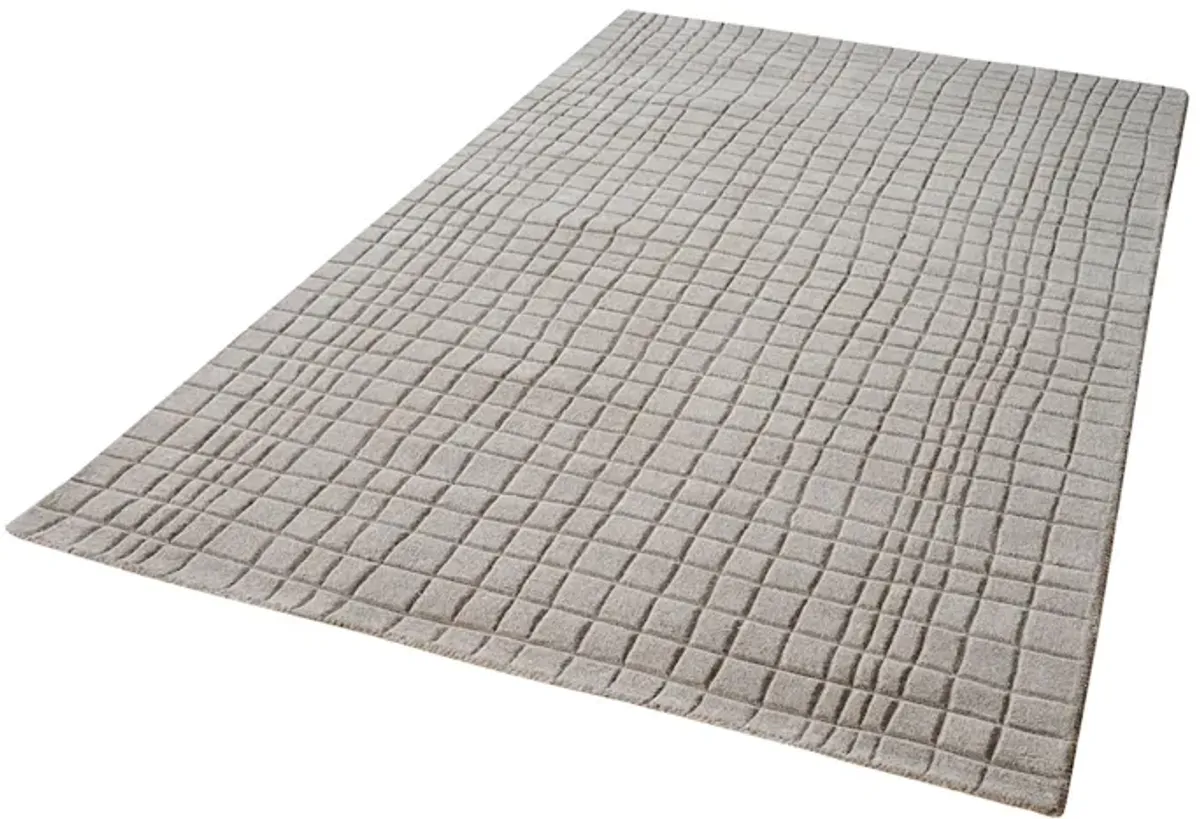 Blockhill Handwoven Wool Rug in Chelsea Grey