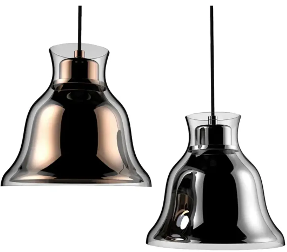 Bolero 8.3" Wide 1-Light Mini Pendant - Chrome