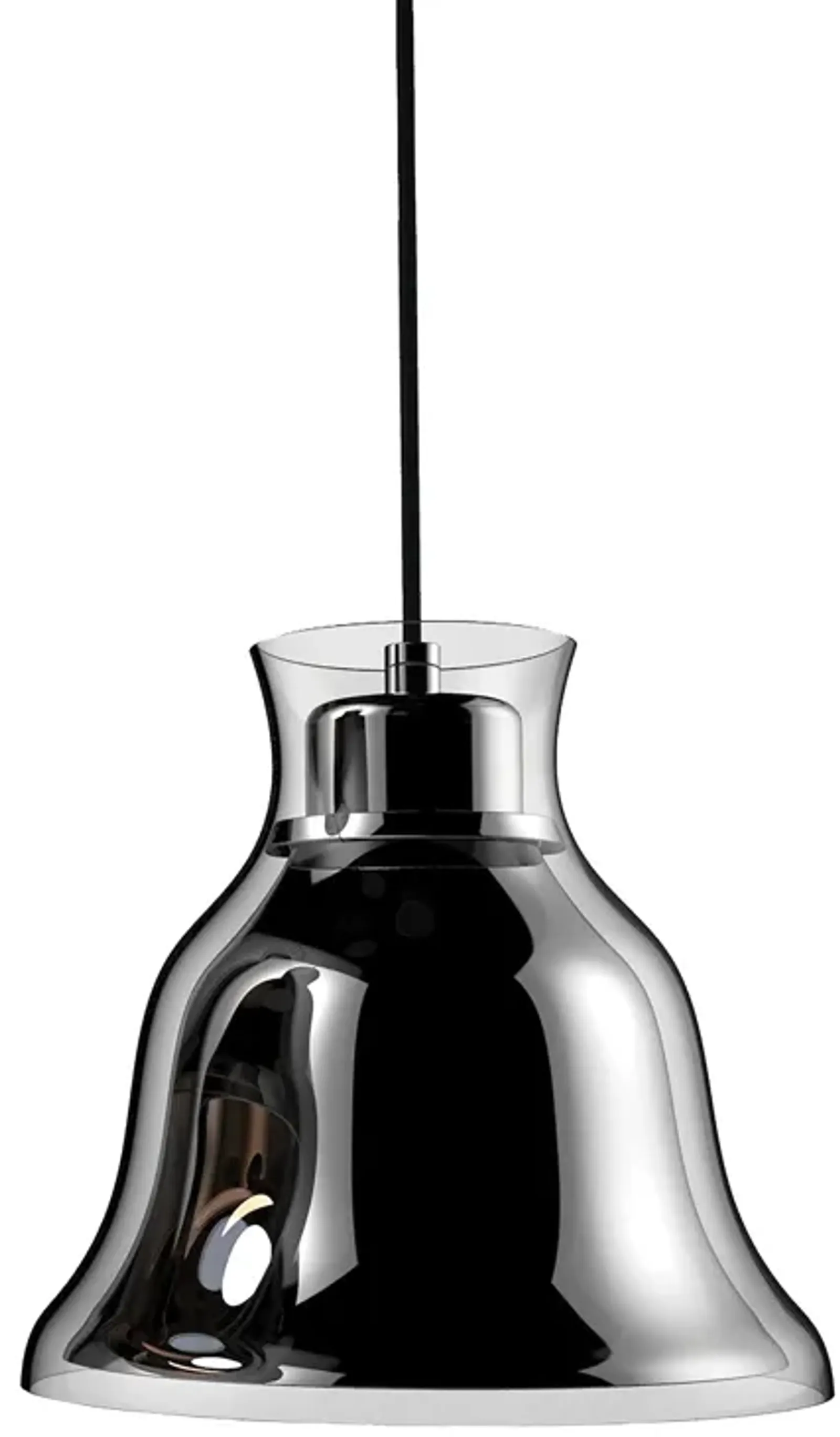 Bolero 8.3" Wide 1-Light Mini Pendant - Chrome