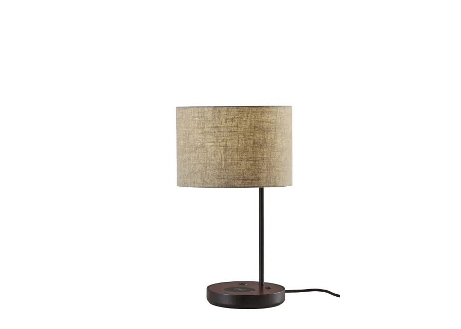 Oliver Wireless Charging Table Lamp