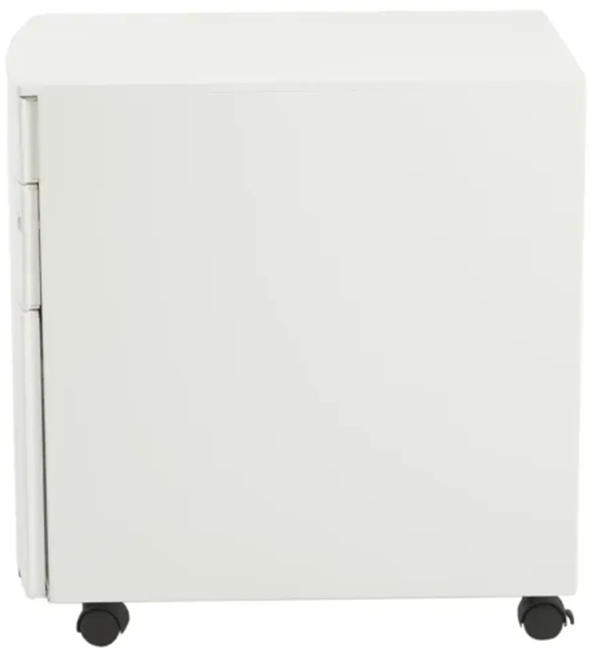 Floyd 3 Drawer File Cabinet in White