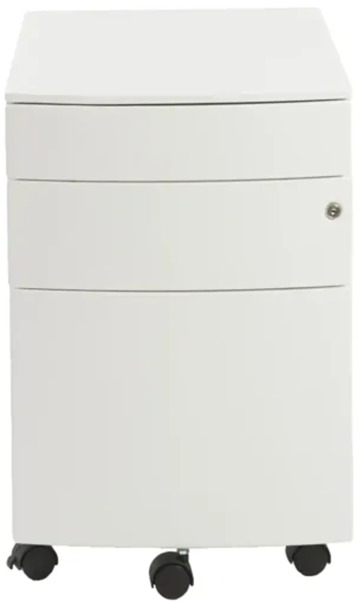 Floyd 3 Drawer File Cabinet in White