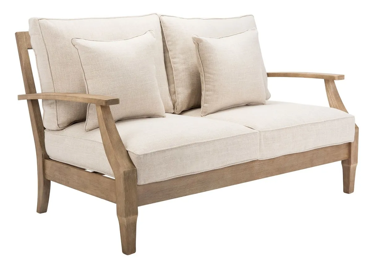 Martinique Wood Patio Loveseat