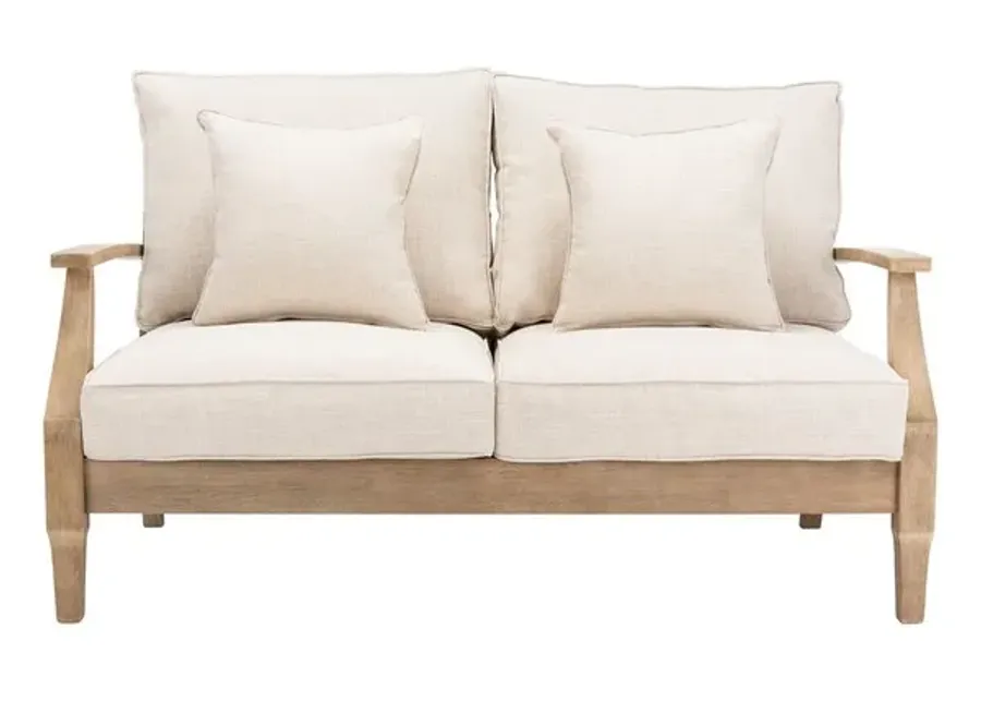 Martinique Wood Patio Loveseat