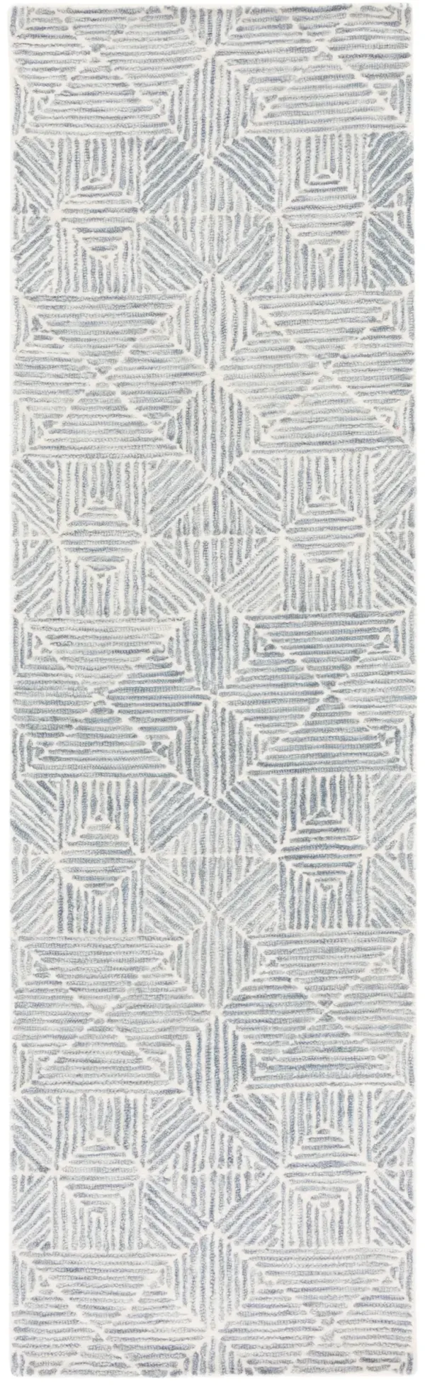 ABSTRACT Hand Tufted 2'-3' x 14' runner