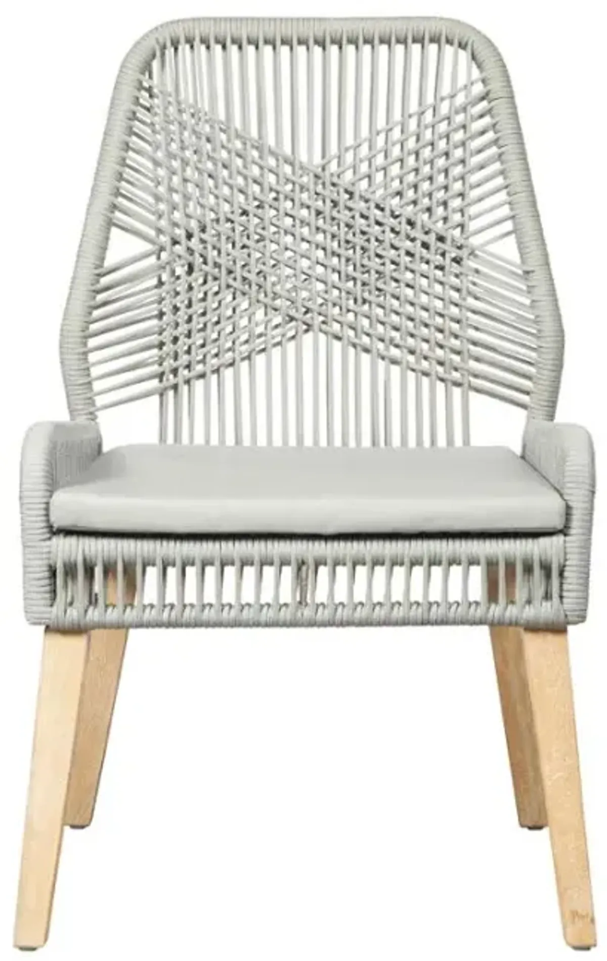 Adley Woven Back Side Chairs Grey (Set of 2)