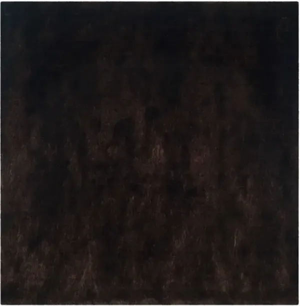 PARIS SHAG Brown 7' X 7' Square Square Rug