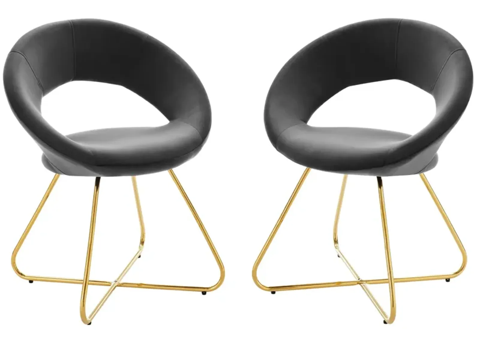 Nouvelle Performance Velvet Dining Chair Set of 2