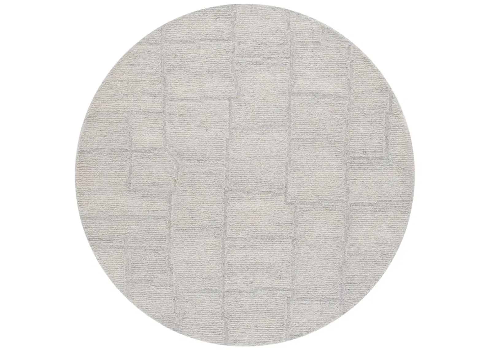 RENEWAL 201 LIGHT GREY 6' x 6' Round Round Rug