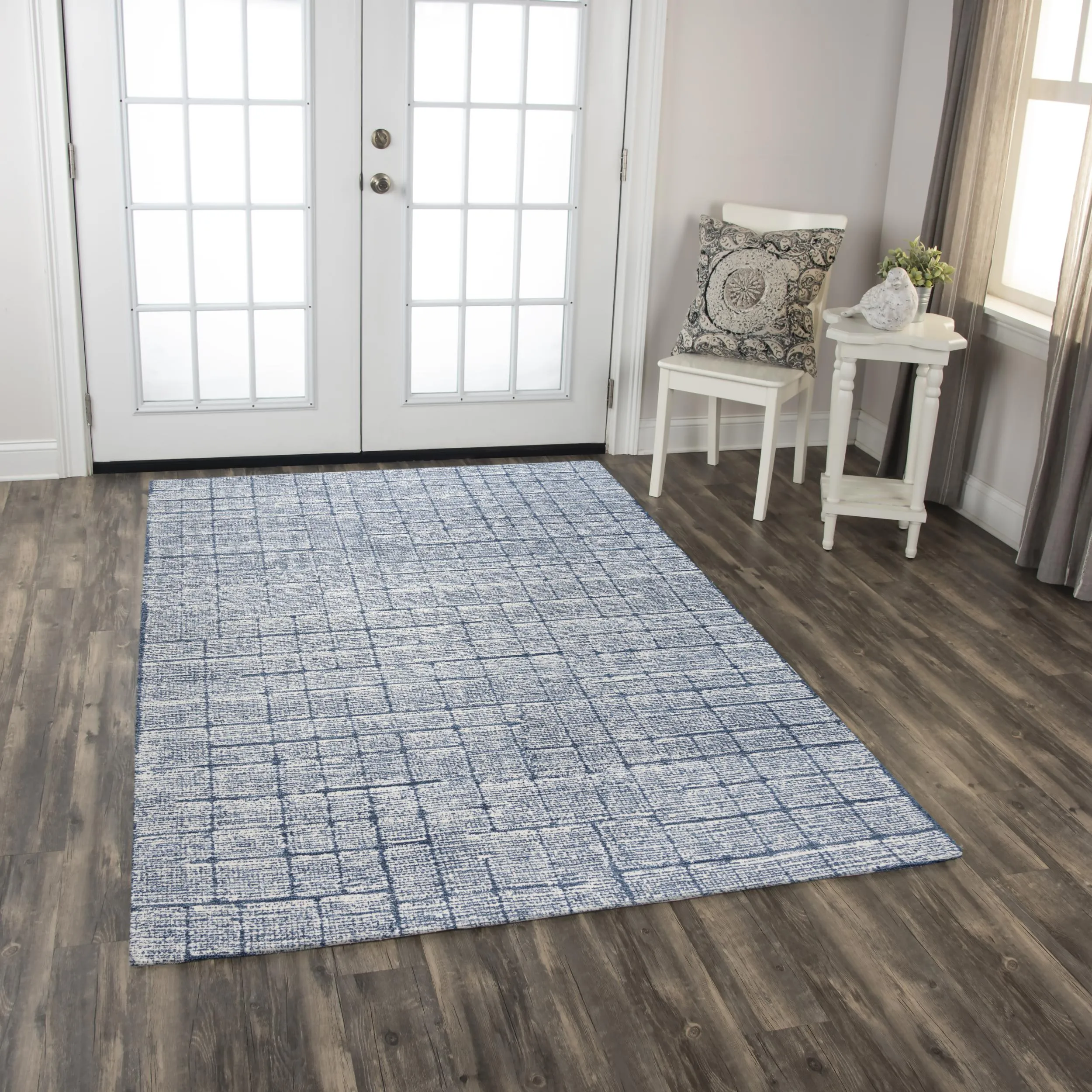 Taylor Blue  Wool 8'6" x 11'6" Rectangle Rug