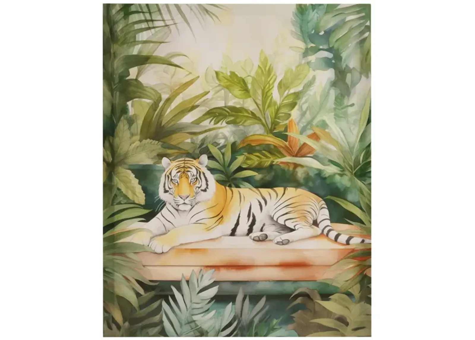 Jungle Tiger Canvas Wall Art