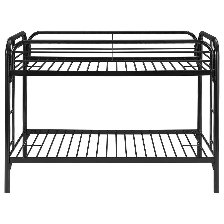 Morgan Twin Over Twin Bunk Bed Black