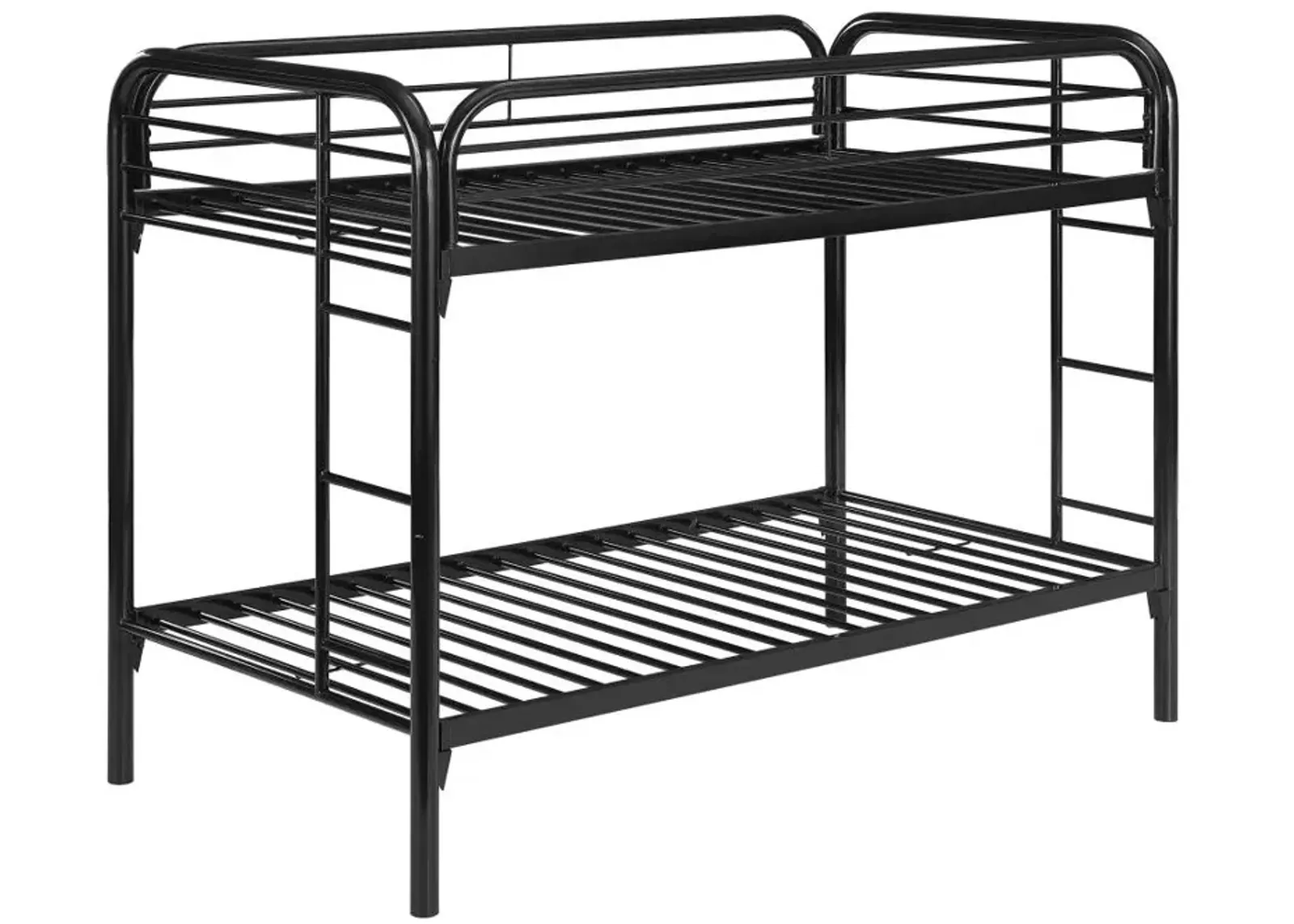 Morgan Twin Over Twin Bunk Bed Black