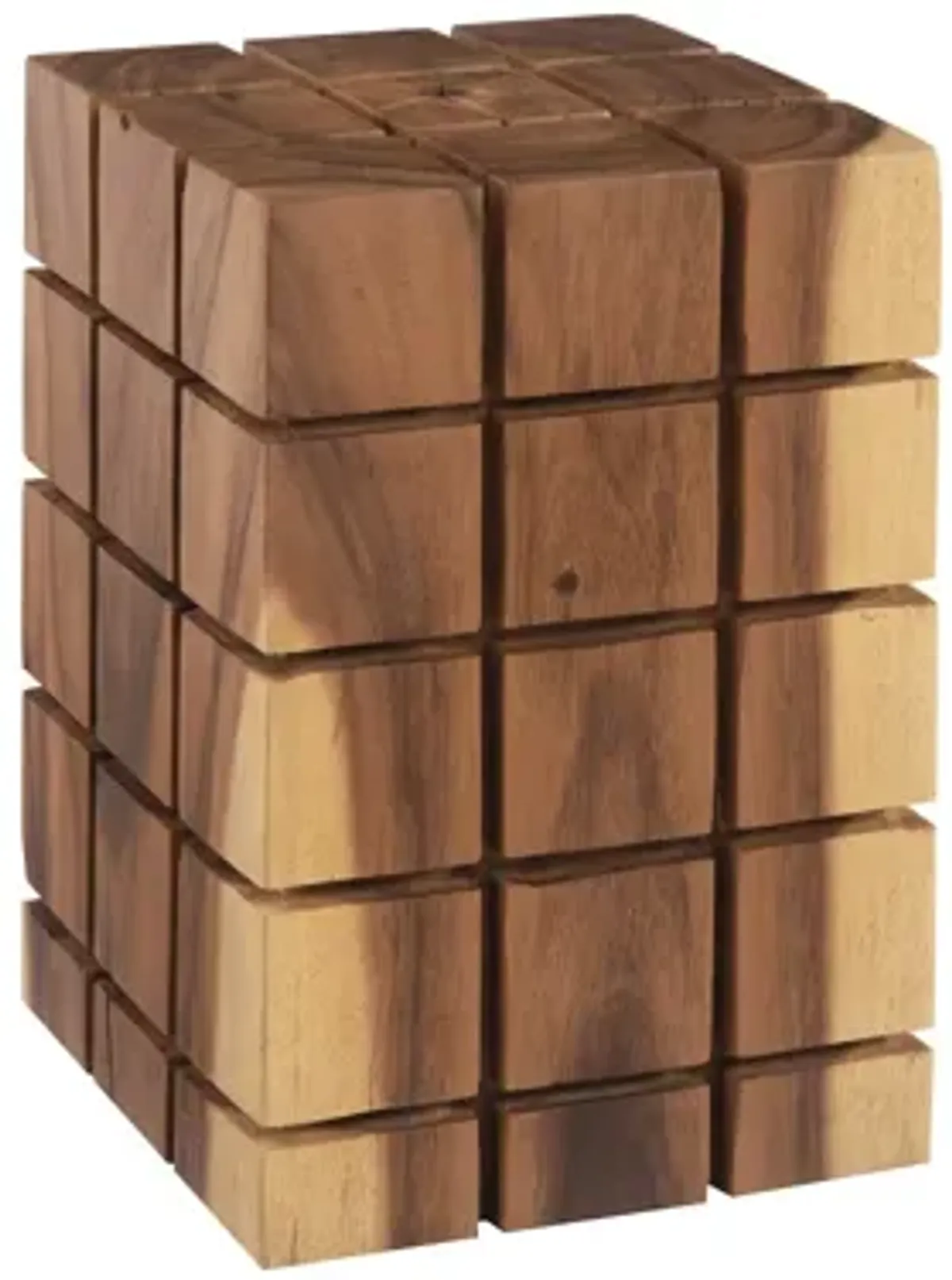 Cubed Stool, Natural