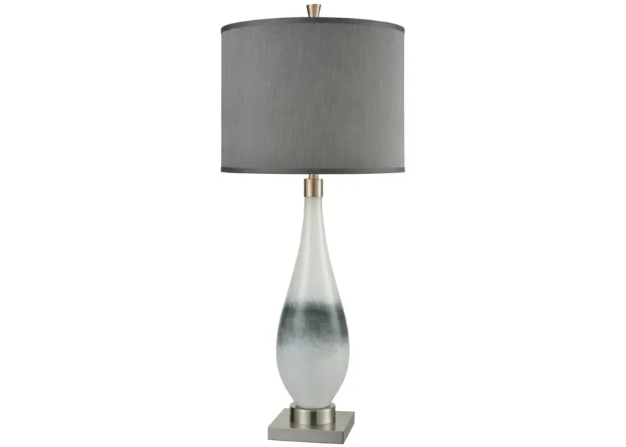 Vapor 38'' High 1-Light Table Lamp - Brushed Nickel - Includes LED Bulb